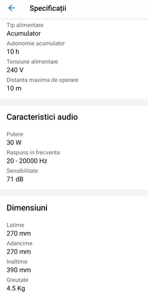 Vand boxa portabila Akay